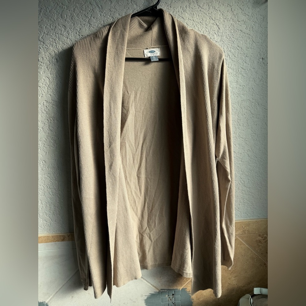 Old Navy Beige Knit Cardigan